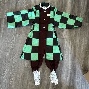 Demon Slayer Unisex Costume Kids SMALL 4-6